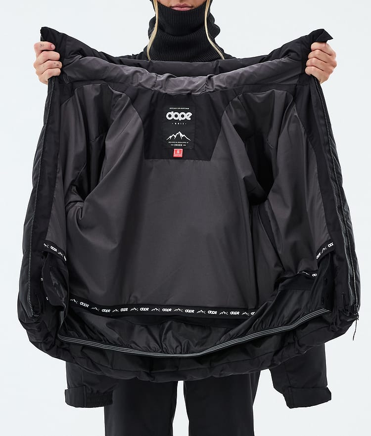 Dope Puffer W Skijakke Dame Black, Image 8 of 8