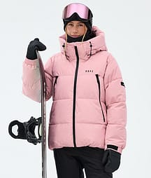 Dope Puffer W Full Zip Snowboardjakke Dame Soft Pink