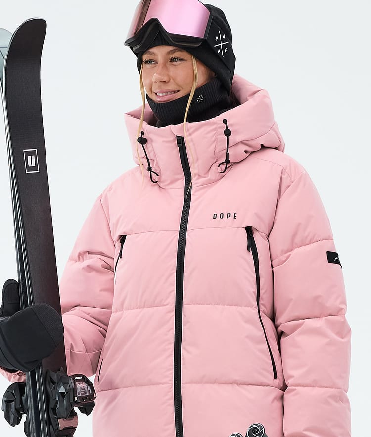 Dope Puffer W Skijakke Dame Soft Pink, Image 4 of 8