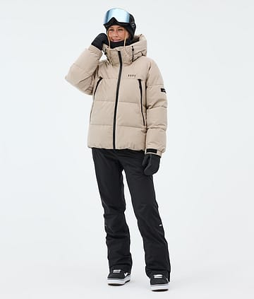 Dope Puffer W Snowboardoutfit Sand/Black
