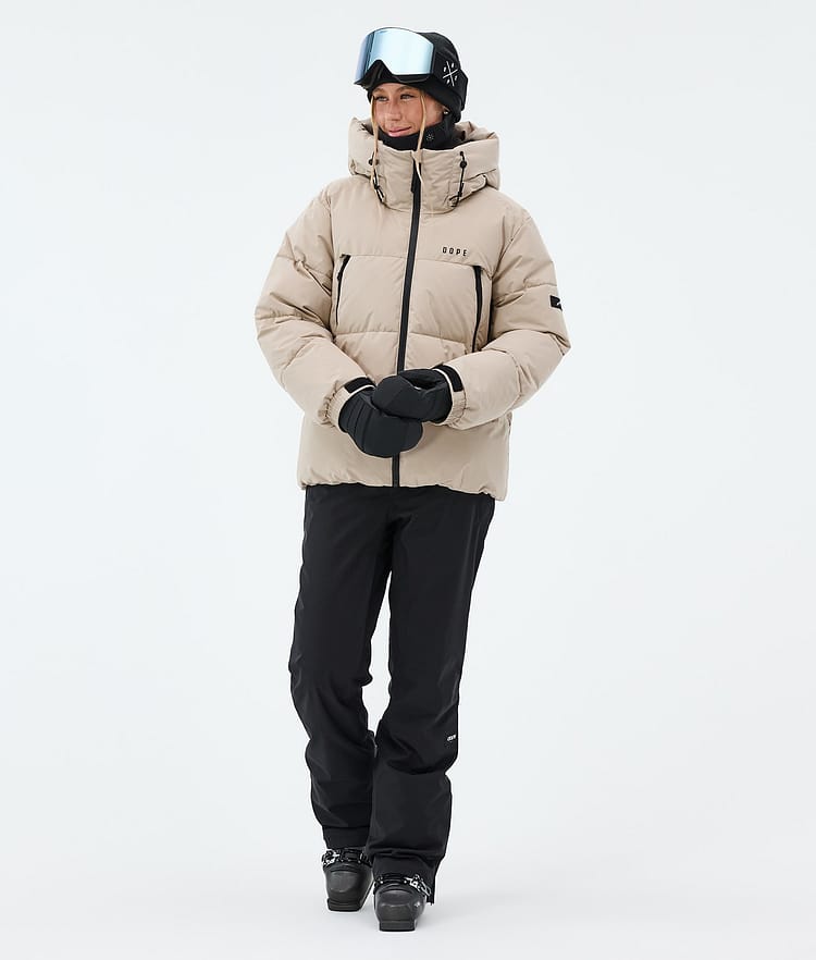 Dope Puffer W Skijakke Dame Sand, Image 2 of 8