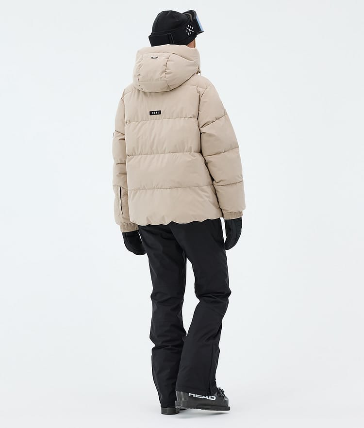 Dope Puffer W Skijakke Dame Sand, Image 3 of 8