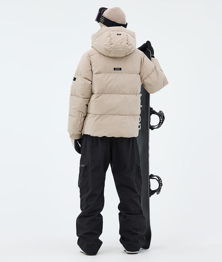 Dope Puffer W Snowboardoutfit Dame Sand/Black, Image 2 of 2
