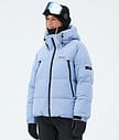Dope Puffer W Skijakke Dame Light Blue