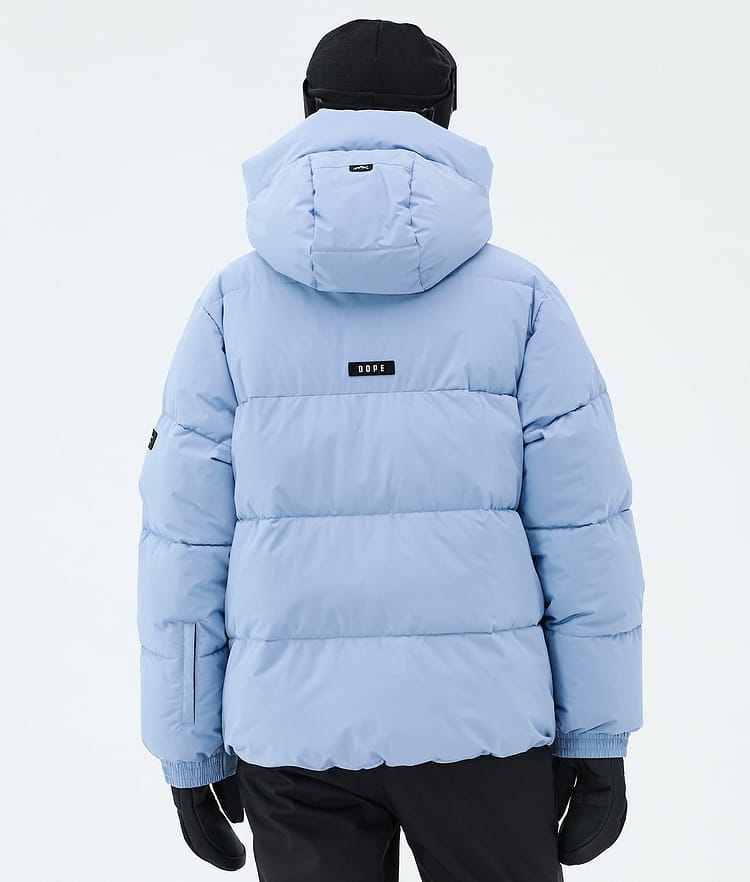 Dope Puffer W Snowboardjakke Dame Light Blue, Image 6 of 8