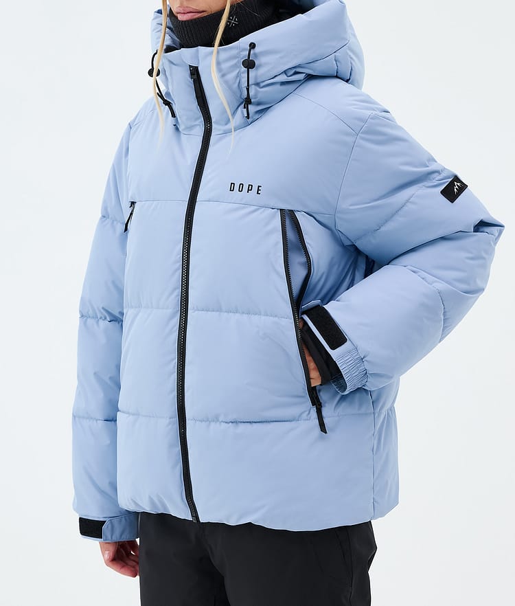 Dope Puffer W Snowboardjakke Dame Light Blue, Image 7 of 8