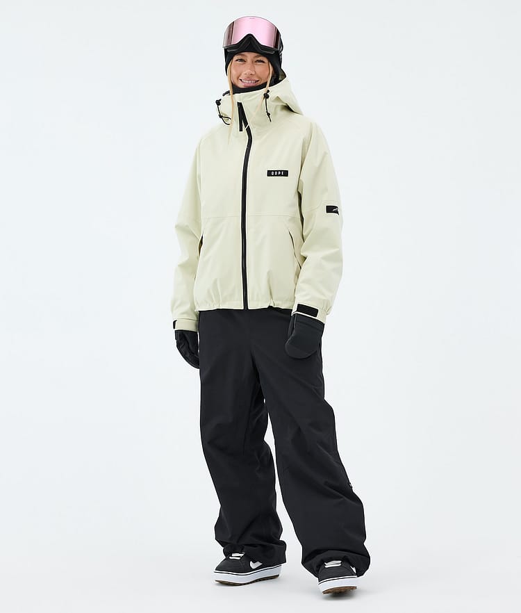Dope Spartan W Snowboardjakke Dame Dirty White, Bilde 2 av 8