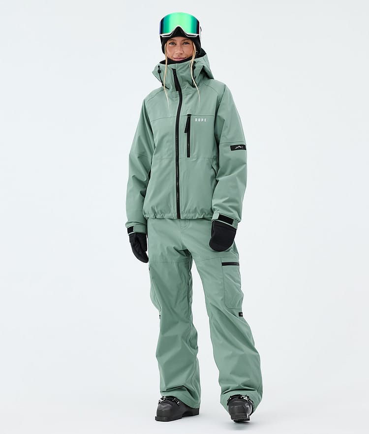 Dope Apex W Skibukse Dame Faded Green, Image 2 of 6