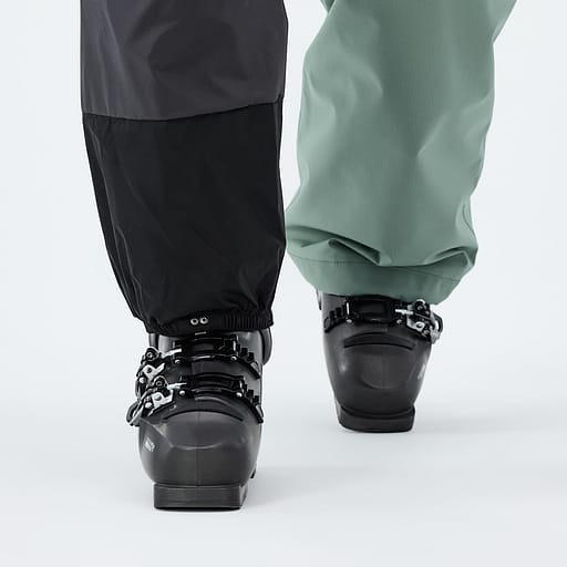 Elastiske snøgamasjer.