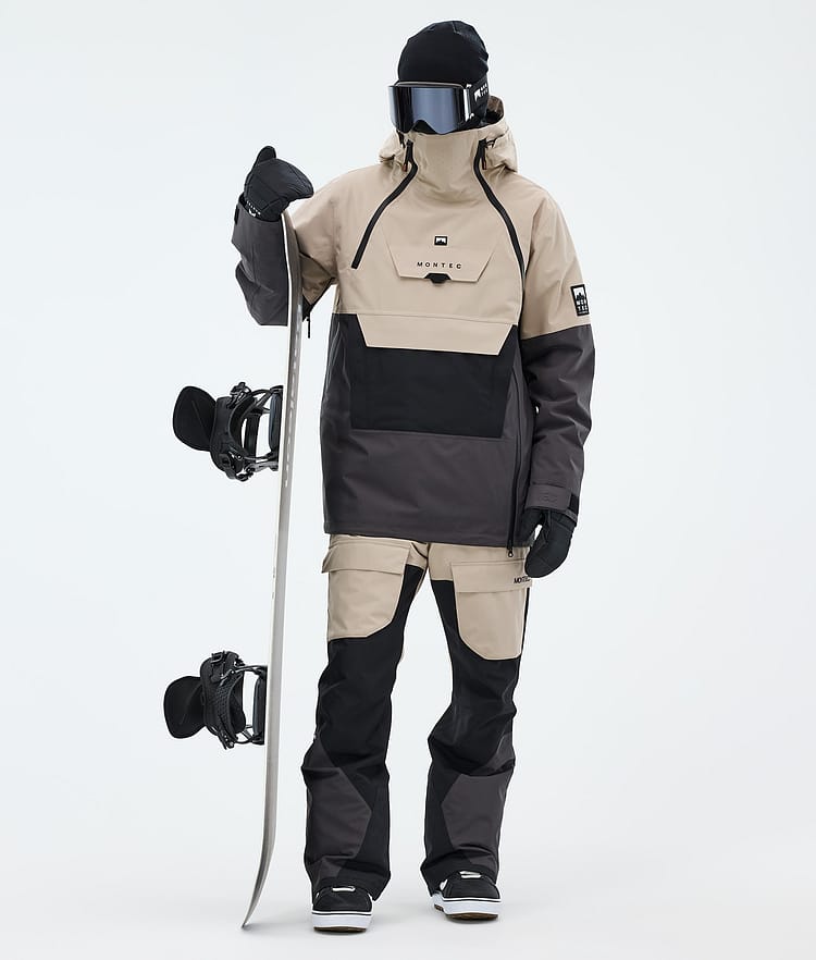 Montec Doom Snowboardjakke Herre Sand/Black/Phantom, Image 2 of 10