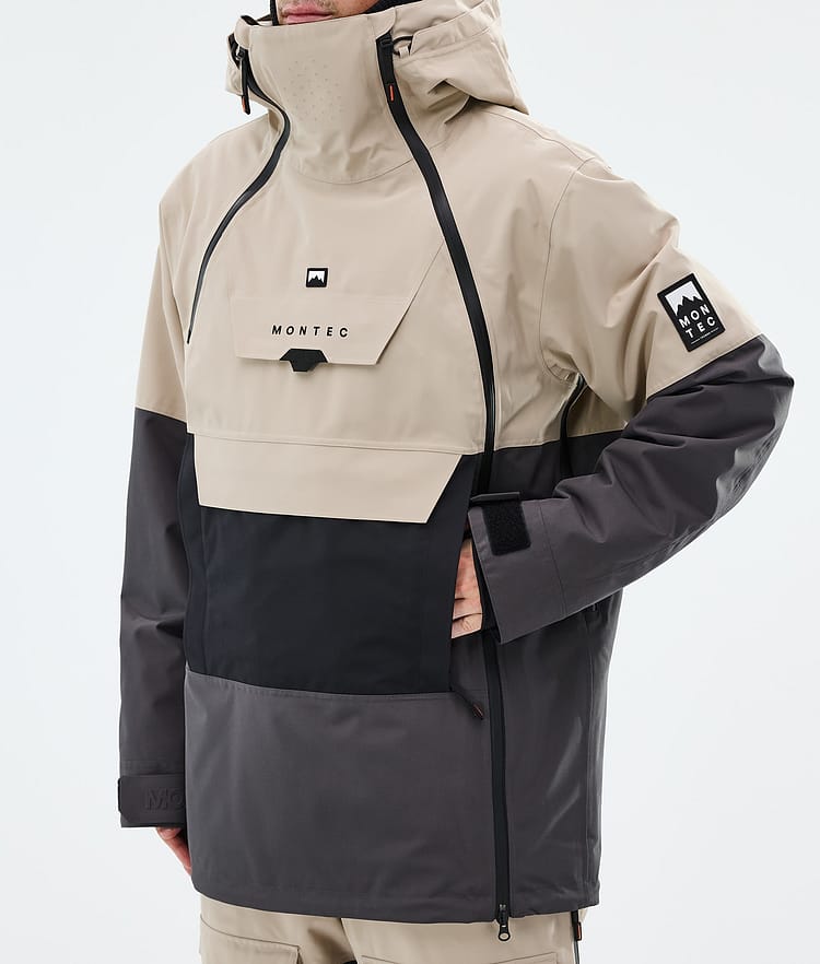 Montec Doom Snowboardjakke Herre Sand/Black/Phantom, Image 7 of 10