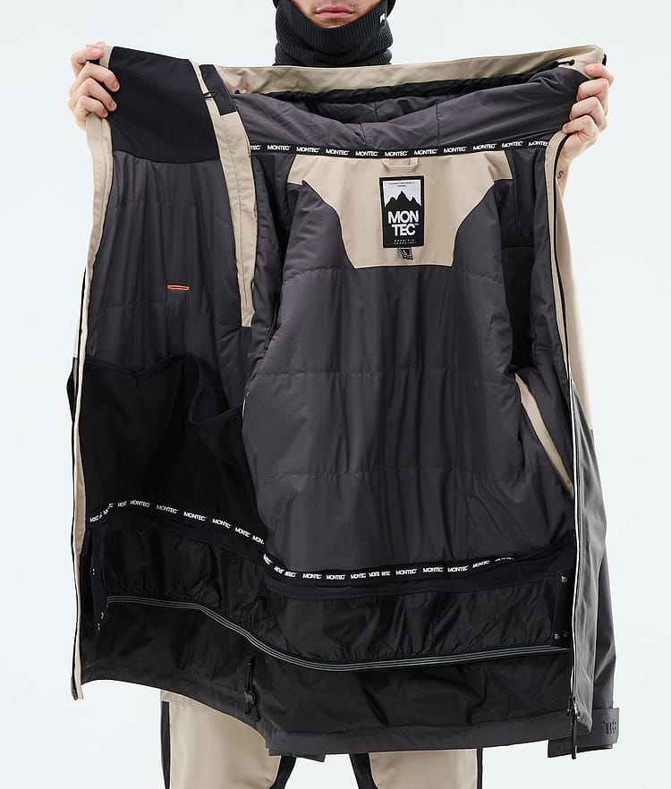 Montec Doom Snowboardjakke Herre Sand/Black/Phantom, Image 10 of 10