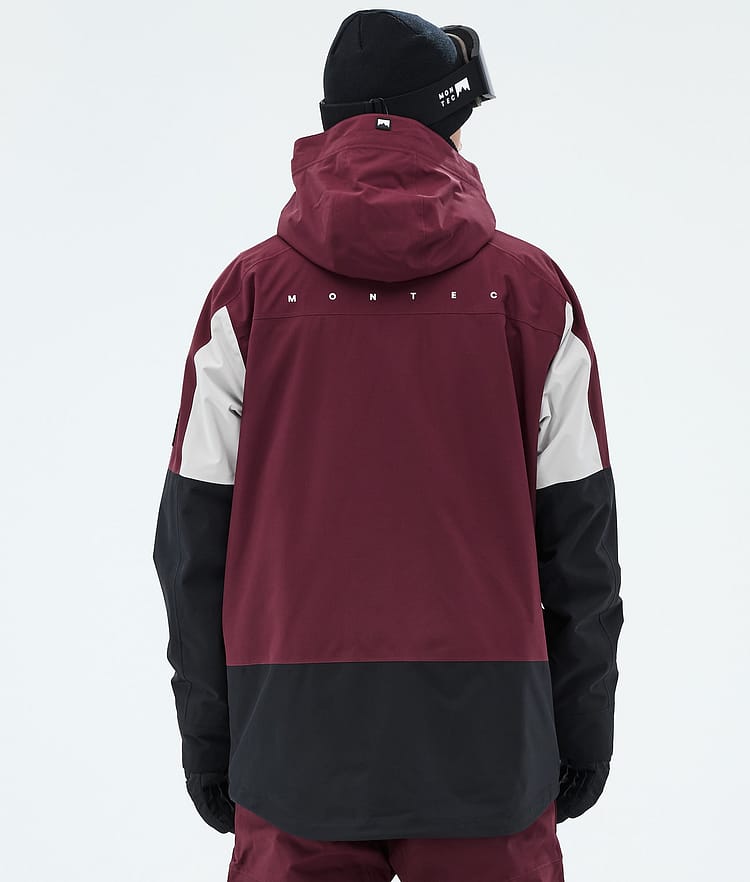 Montec Arch Snowboardjakke Herre Burgundy/Light Grey/Black, Image 7 of 10