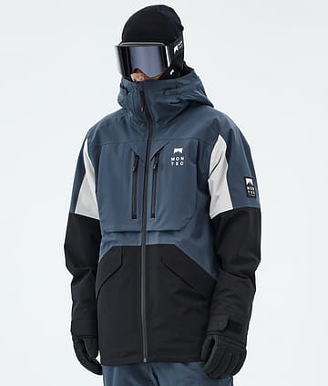 Montec Arch Skijakke Metal Blue/Light Grey/Black