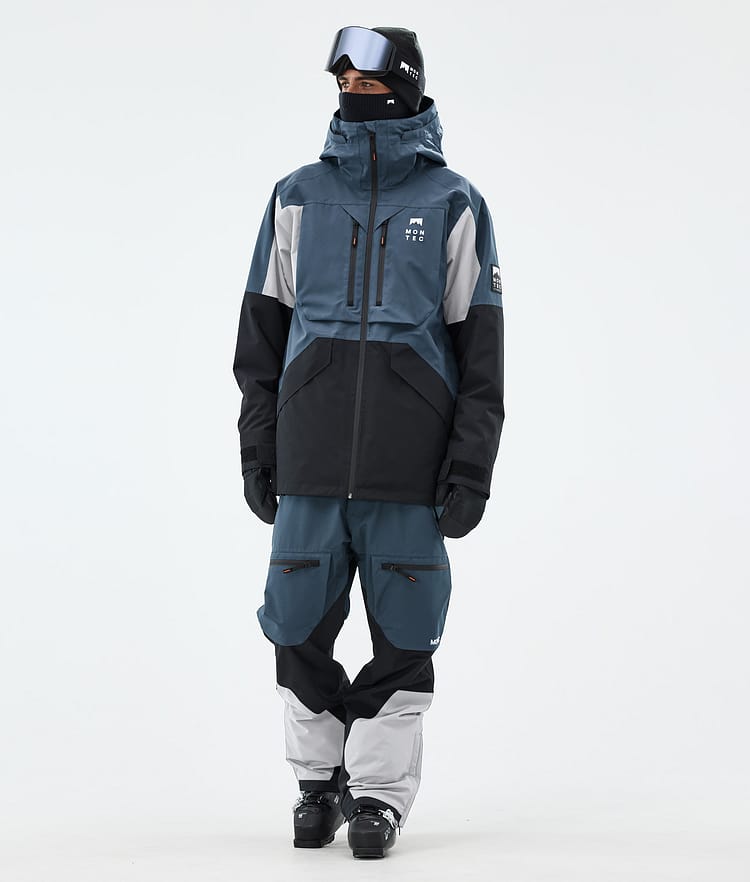Montec Arch Snowboardjakke Herre Metal Blue/Light Grey/Black, Image 2 of 10