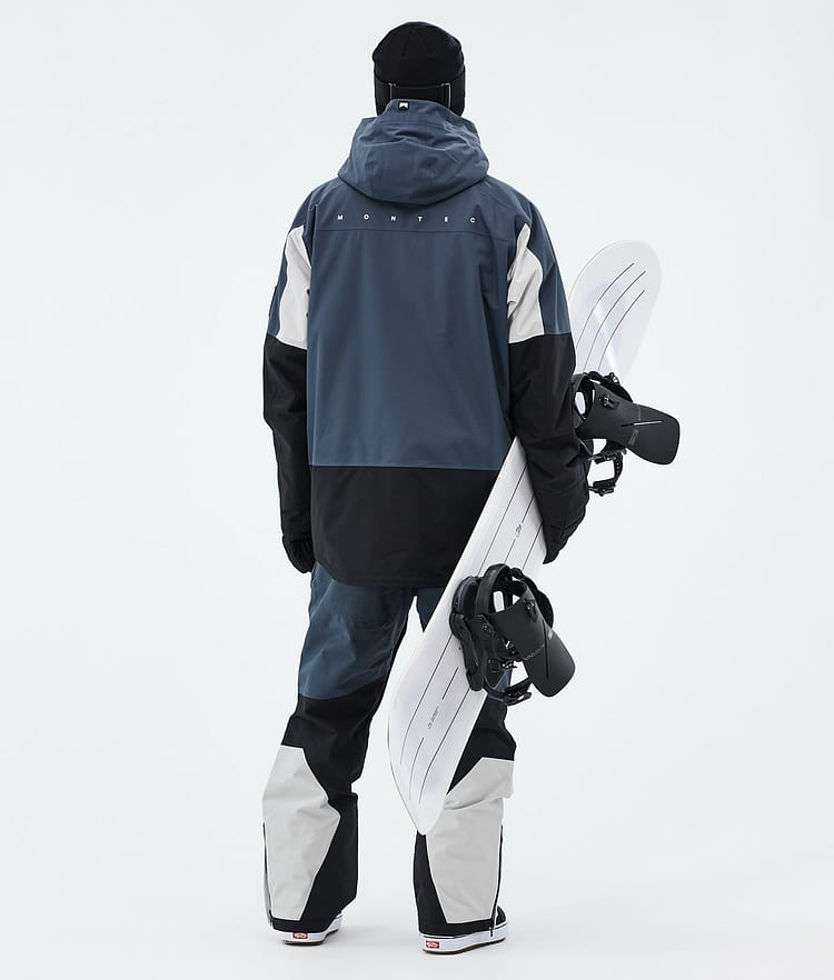 Montec Arch Snowboardjakke Herre Metal Blue/Light Grey/Black, Image 4 of 10