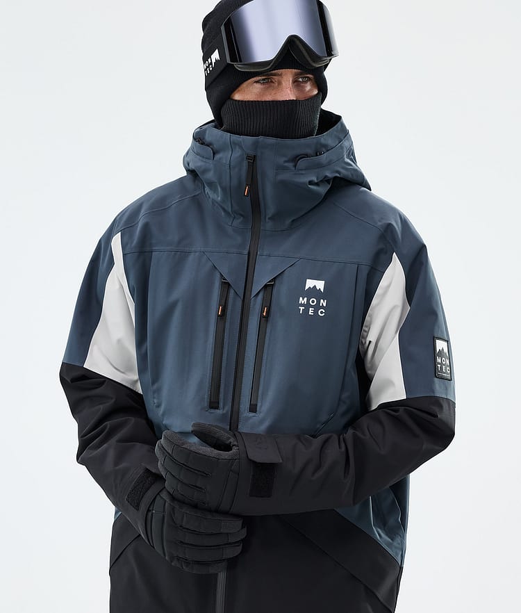 Montec Arch Snowboardjakke Herre Metal Blue/Light Grey/Black, Image 5 of 10