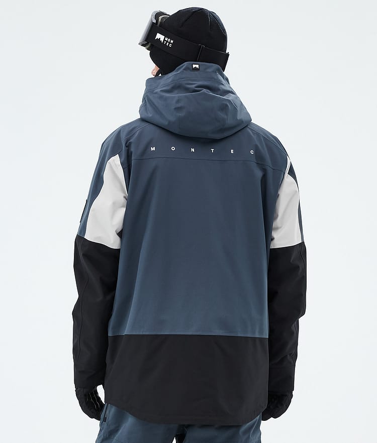 Montec Arch Snowboardjakke Herre Metal Blue/Light Grey/Black, Image 7 of 10