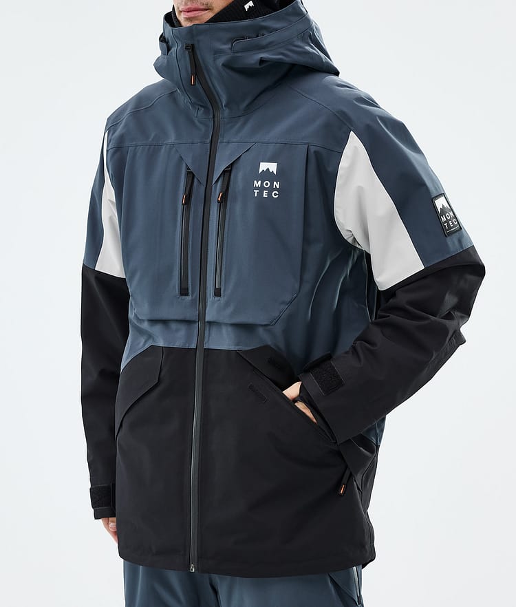 Montec Arch Snowboardjakke Herre Metal Blue/Light Grey/Black, Image 8 of 10