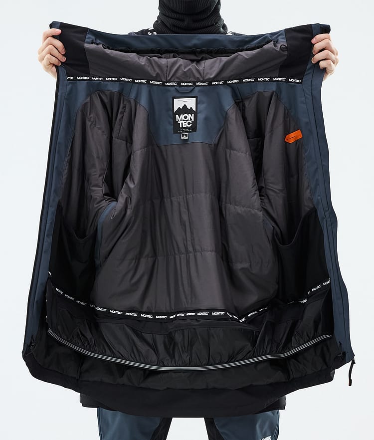Montec Arch Snowboardjakke Herre Metal Blue/Light Grey/Black, Image 10 of 10
