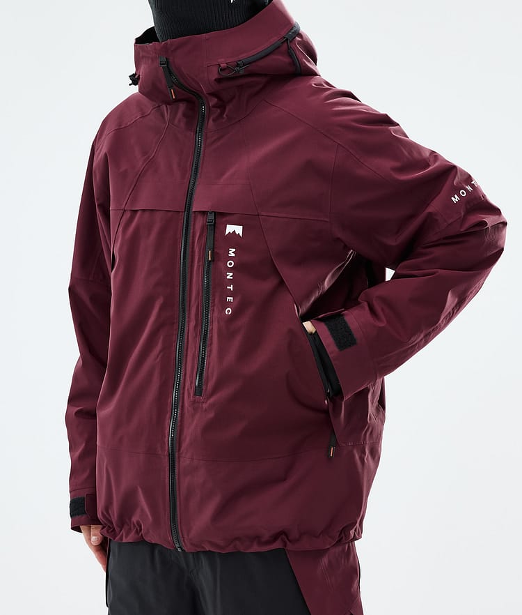 Montec Oracle Snowboardjakke Herre Burgundy, Image 7 of 9