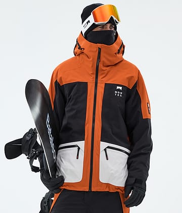 Montec Morpheus Snowboardjakke Burned Orange/Black/Light Grey