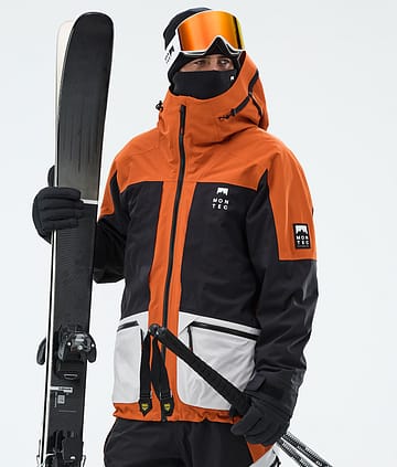 Montec Morpheus Skijakke Burned Orange/Black/Light Grey