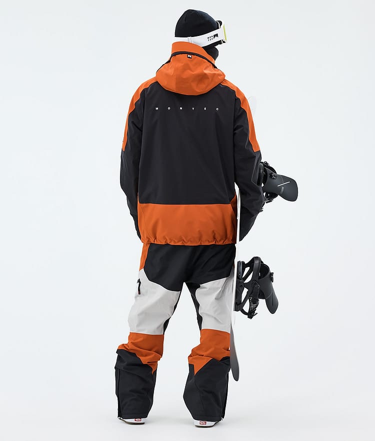 Montec Morpheus Snowboardjakke Herre Burned Orange/Black/Light Grey, Image 3 of 9