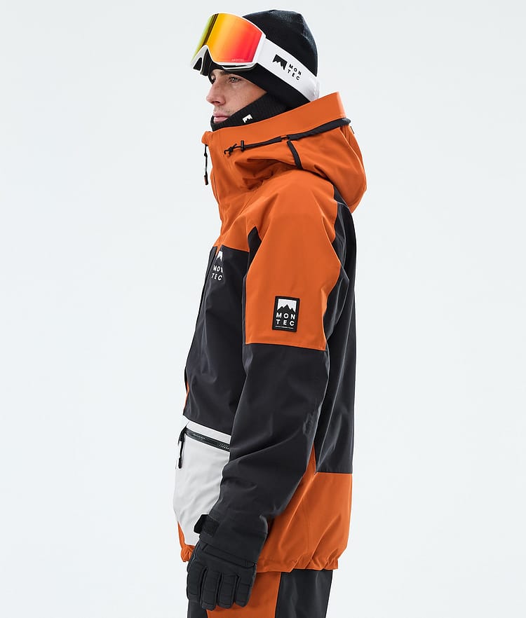 Montec Morpheus Snowboardjakke Herre Burned Orange/Black/Light Grey, Image 5 of 9