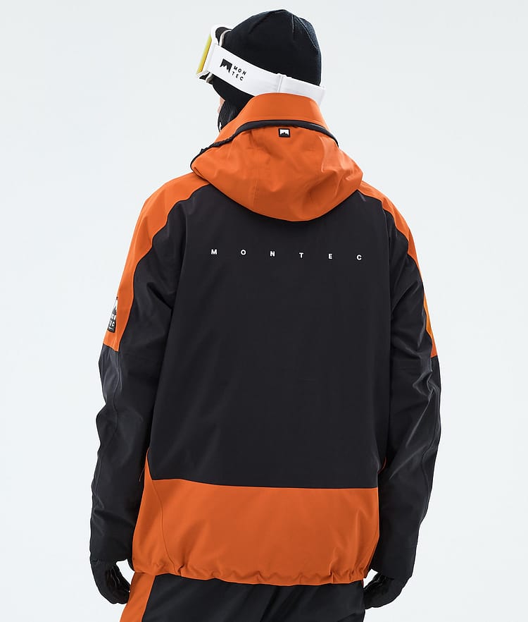 Montec Morpheus Snowboardjakke Herre Burned Orange/Black/Light Grey, Image 6 of 9