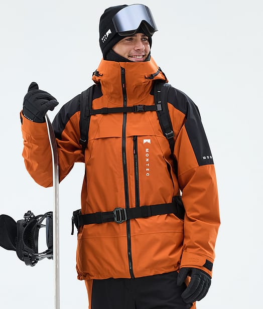 Montec Oracle Snowboardjakke Herre Burned Orange/Black