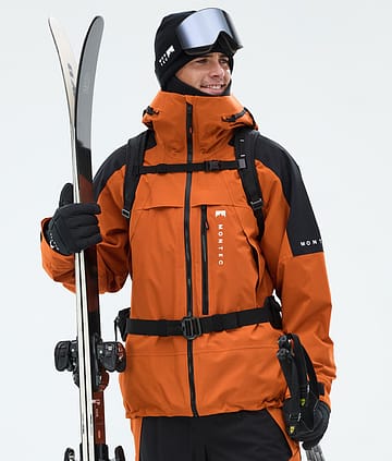 Montec Oracle Skijakke Burned Orange/Black