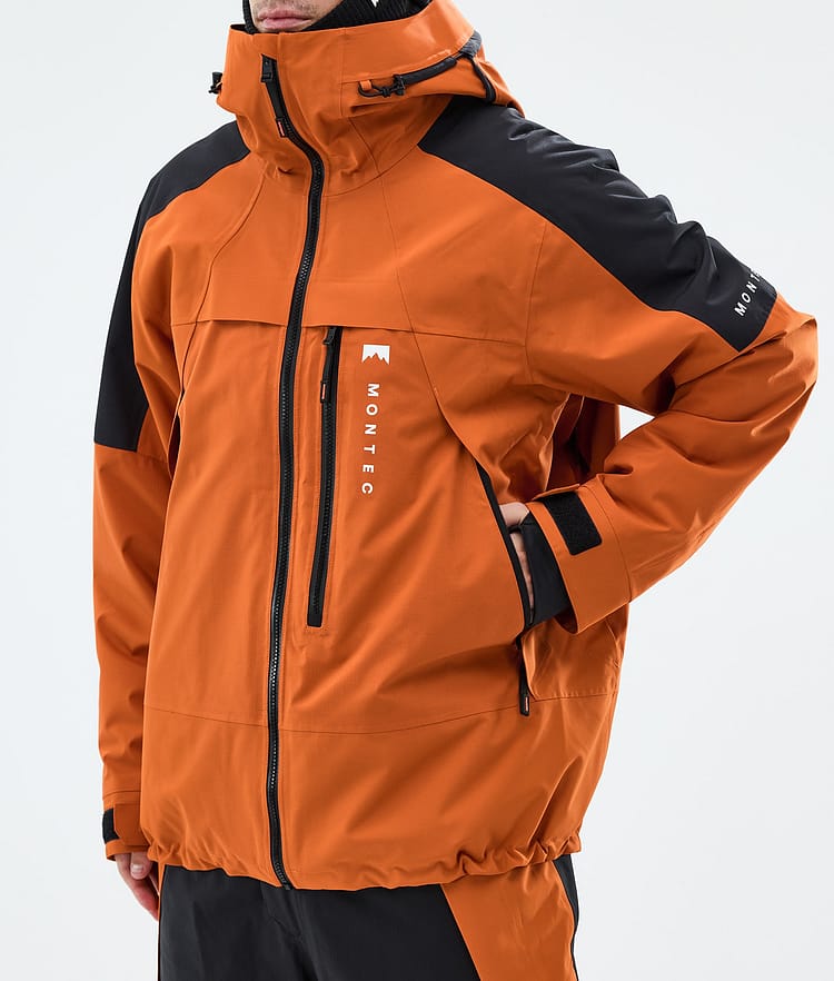 Montec Oracle Snowboardjakke Herre Burned Orange/Black, Image 7 of 9