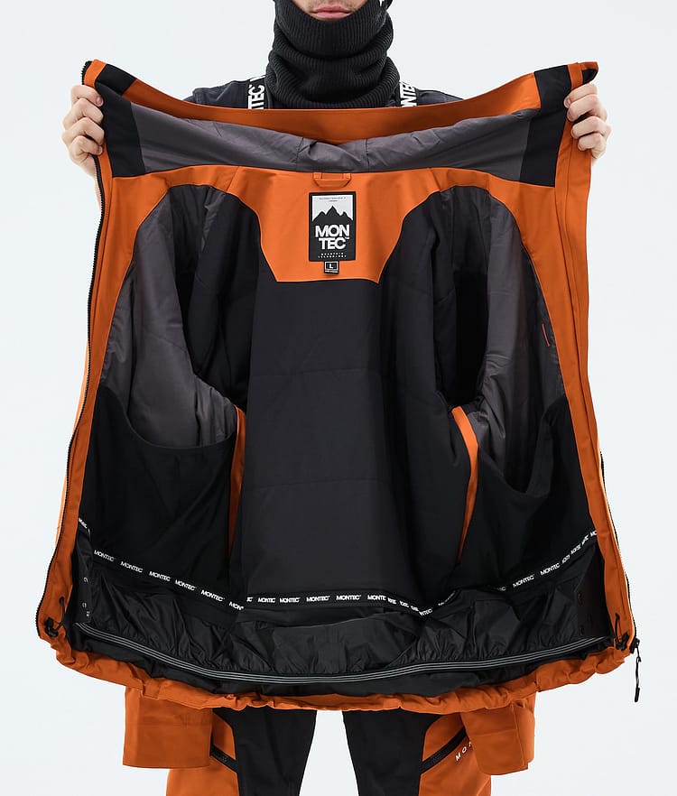 Montec Oracle Skijakke Herre Burned Orange/Black, Image 9 of 9