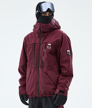 Montec Sentinel Snowboardjakke Burgundy