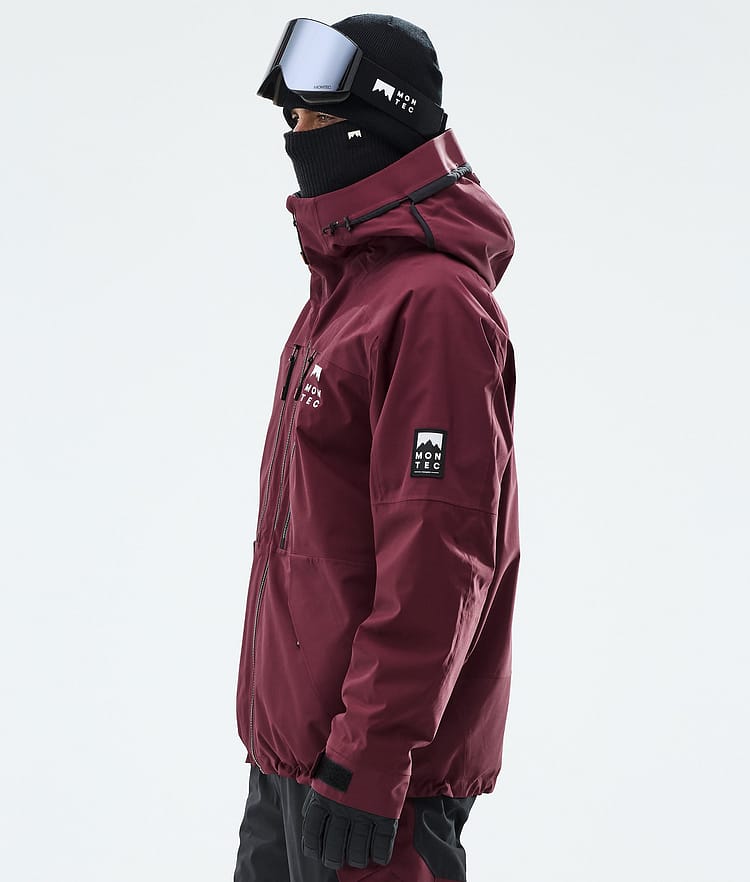 Montec Sentinel Snowboardjakke Herre Burgundy, Image 5 of 9