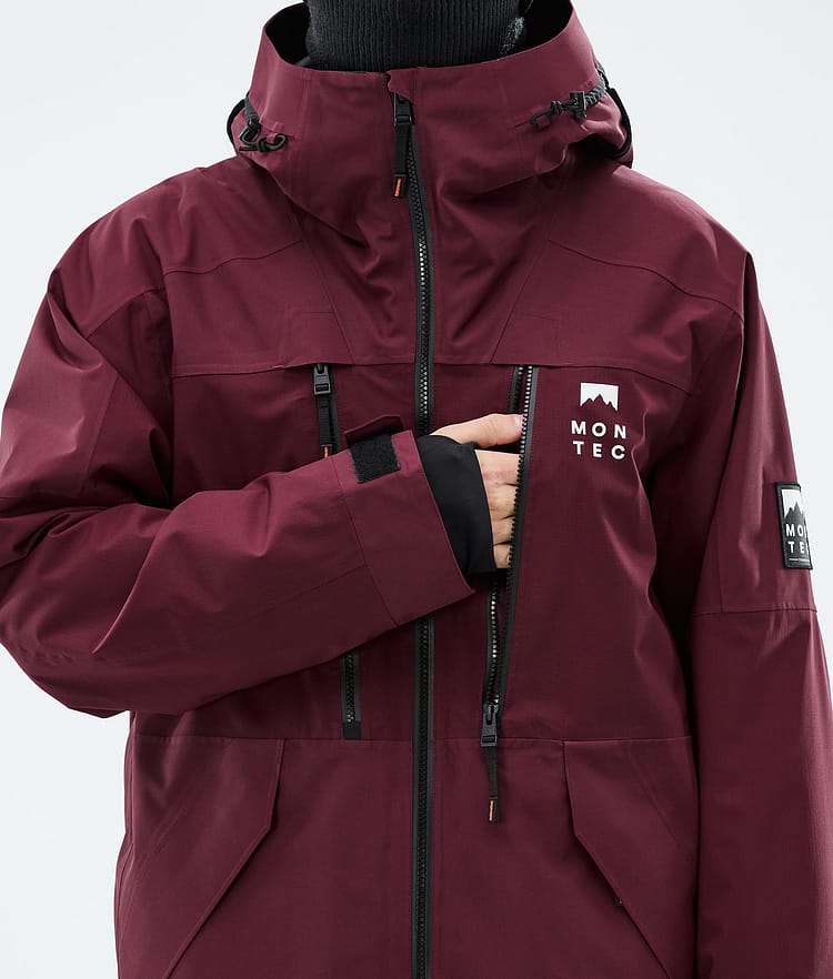 Montec Sentinel Skijakke Herre Burgundy, Image 8 of 9