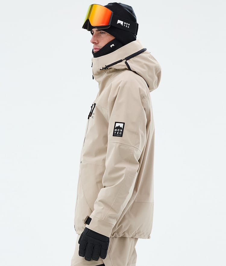 Montec Sentinel Snowboardjakke Herre Sand, Image 5 of 9
