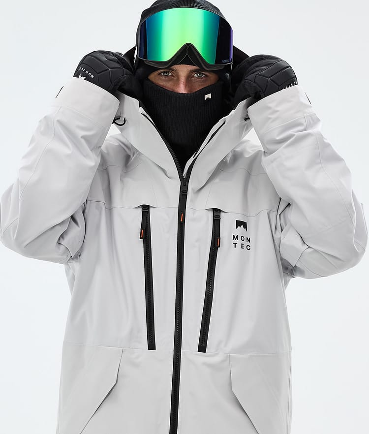 Montec Sentinel Skijakke Herre Light Grey, Image 4 of 9