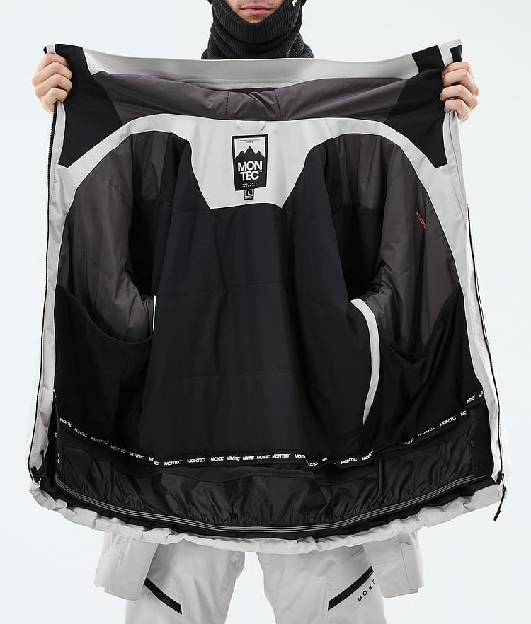 Montec Sentinel Skijakke Herre Light Grey, Image 9 of 9