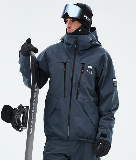 Montec Sentinel Snowboardjakke Herre Metal Blue