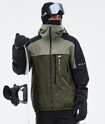 Montec Oracle Snowboardjakke Herre Greenish/Black/Olive Green