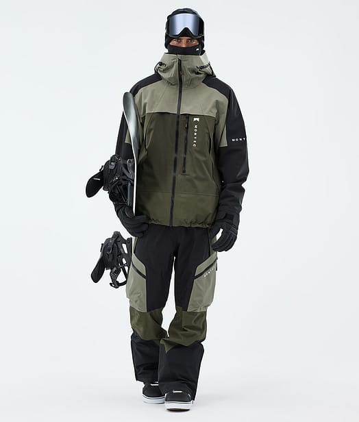 Montec Oracle Snowboardoutfit Greenish/Black/Olive Green