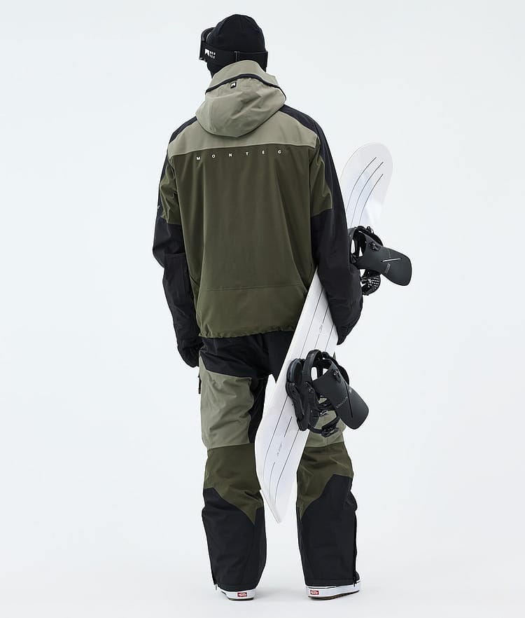 Montec Oracle Snowboardjakke Herre Greenish/Black/Olive Green, Image 3 of 9