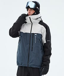 Montec Oracle Skijakke Herre Light Grey/Black/Metal Blue