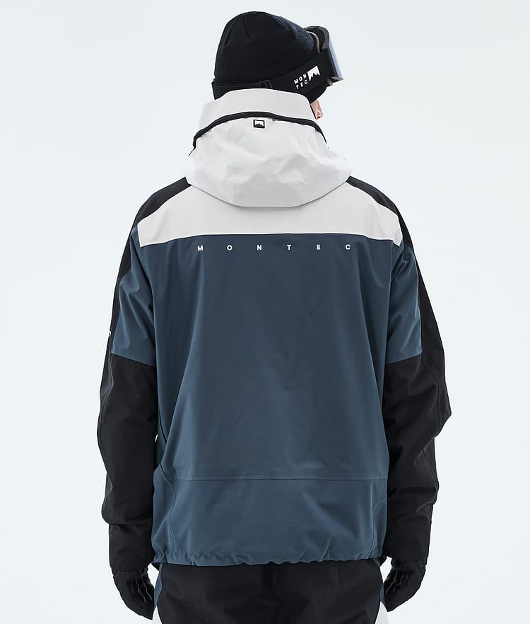 Montec Oracle Skijakke Herre Light Grey/Black/Metal Blue, Image 6 of 9