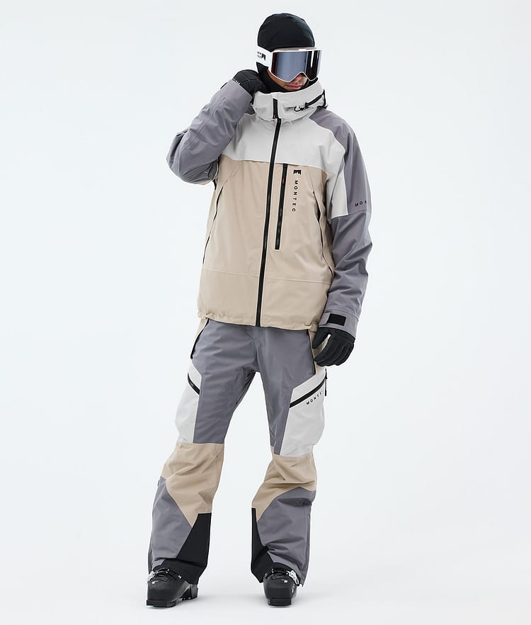 Montec Oracle Skijakke Herre Light Grey/Light Pearl/Sand, Image 2 of 9