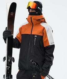 Montec Oracle Skijakke Herre Burned Orange/Light Grey/Black