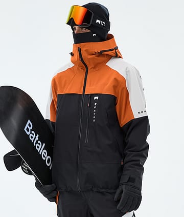 Montec Oracle Snowboardjakke Burned Orange/Light Grey/Black