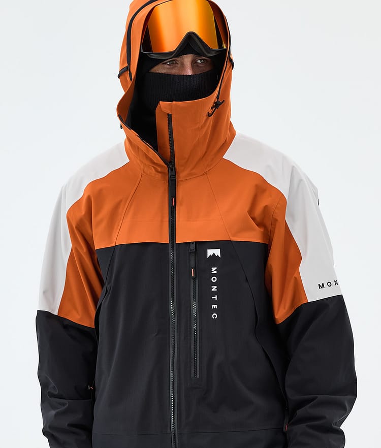 Montec Oracle Skijakke Herre Burned Orange/Light Grey/Black, Image 4 of 9